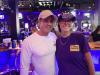 Purple Moose bartender Bryan w/ their first female barback Mackensie. Cool!